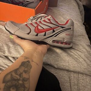 Nike Air Max Torch 4 in Gray and Red